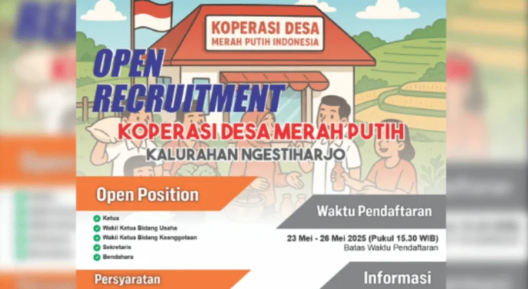 35.476 Lowongan BUMN: Koperasi Desa Merah Putih Buka Rekrutmen Besar, Ini Cara Daftar dan Hindari Hoaks!