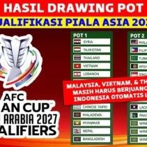 AFC Resmi Rilis Jadwal Drawing Piala Asia 2027, Indonesia Terancam Hadapi Raksasa dari Pot 4