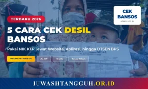 Cara Praktis Cek Bansos April 2026 Pakai NIK KTP, Simak Kriteria Desil dan Besaran Bantuan