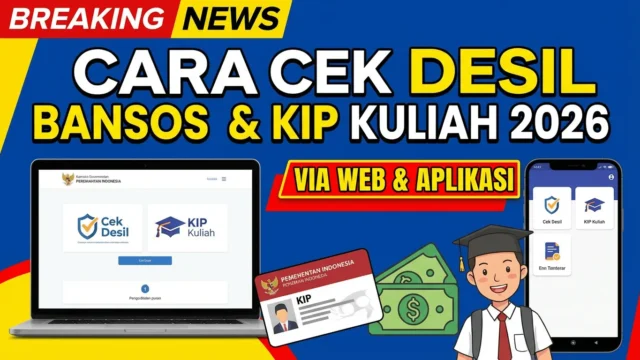 Cara Praktis Cek Desil Bansos Online 2026 lewat Cekbansos.kemensos.go.id