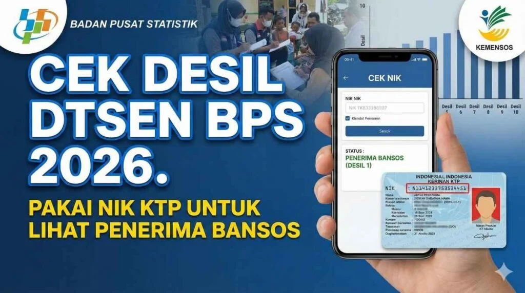Cara Praktis Cek Desil DTSEN April 2026 Secara Online: Panduan Lengkap