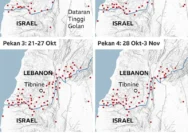 Citra Satelit Ungkap Penghancuran Besar-besaran di Lebanon Selatan oleh Israel