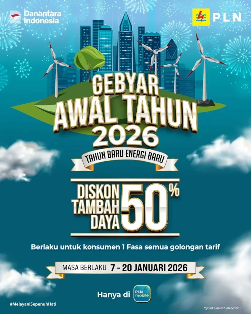 Diskon Tambah Daya PLN April 2026 hingga 50%: Cara Dapatkan dan Syaratnya
