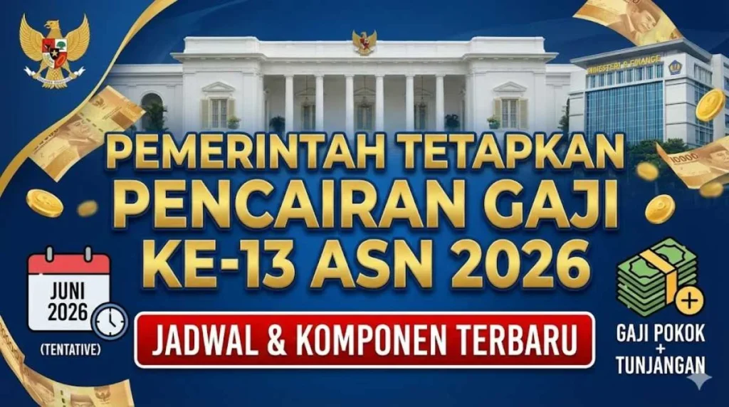 Gaji ke-13 2026: Daftar Penerima, Komponen Pembayaran, dan Jadwal Pencairan Resmi