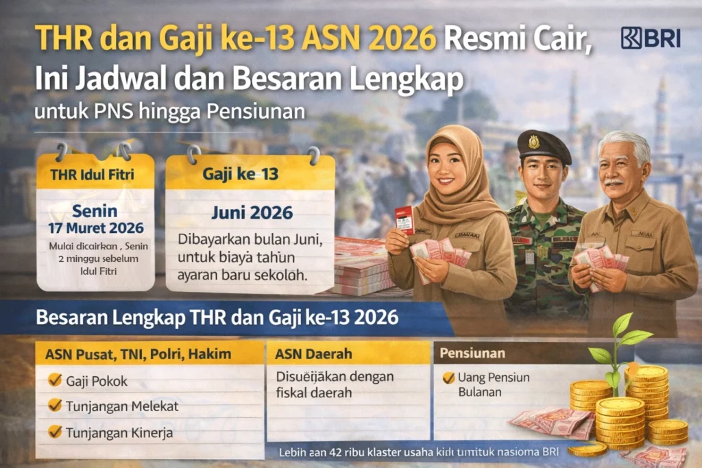 Gaji Ke-13 ASN 2026: Jadwal, Aturan, dan Besaran Penghasilan di Juni