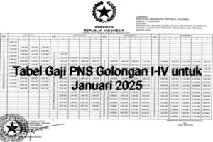 Gaji Pensiunan PNS 2026: Detail Nominal per Golongan I-IV dan Faktor Penentu