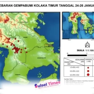 Gempa Tektonik Magnitudo 2,9 Guncang Kolaka Timur: Aktivitas Sesar Aktif Jadi Penyebab Utama