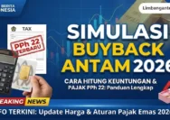 Harga Buyback Emas Antam Turun, Simulasi Nilai Bersih dan Pajak pada 4‑April‑2026