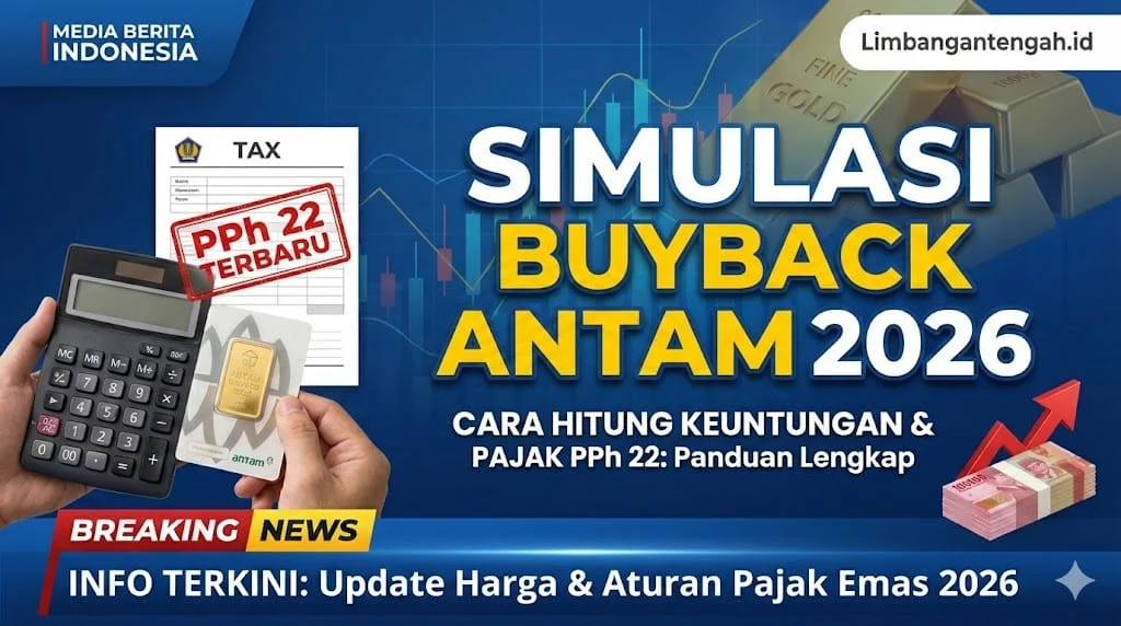 Harga Buyback Emas Antam Turun, Simulasi Nilai Bersih dan Pajak pada 4‑April‑2026