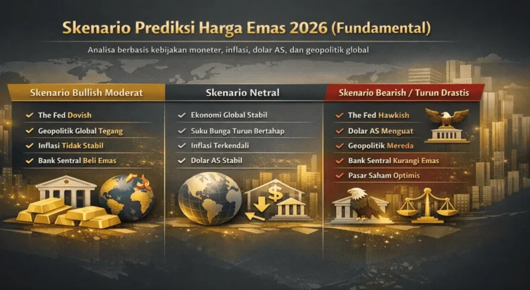 Harga Emas Hari Ini Turun Drastis, Sentuh Level Terendah 2026: Analisis Dampak Geopolitik dan Tren Dekade