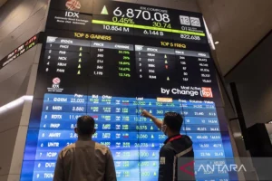 IHSG Naik Tipis 0,3% di Tengah Lonjakan Dua Saham hingga Batas Auto Rejection Atas (ARA)