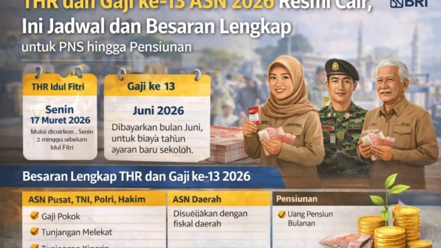 Jadwal dan Besaran Gaji Ke-13 ASN 2026: Bocoran Lengkap untuk Pegawai Pemerintah