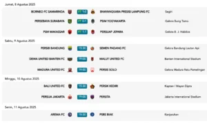 Jadwal Pekan ke-27 Super League 2025/2026: Persib & Persija Siap Hadapi Laga Berat, PSM Makassar dan Bali United Jadi Penentu Nasib
