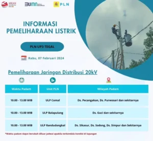 Jadwal Pemadaman Listrik Selasa 7 April 2026: Daftar Lokasi, Waktu dan Tips Menghadapi Gangguan