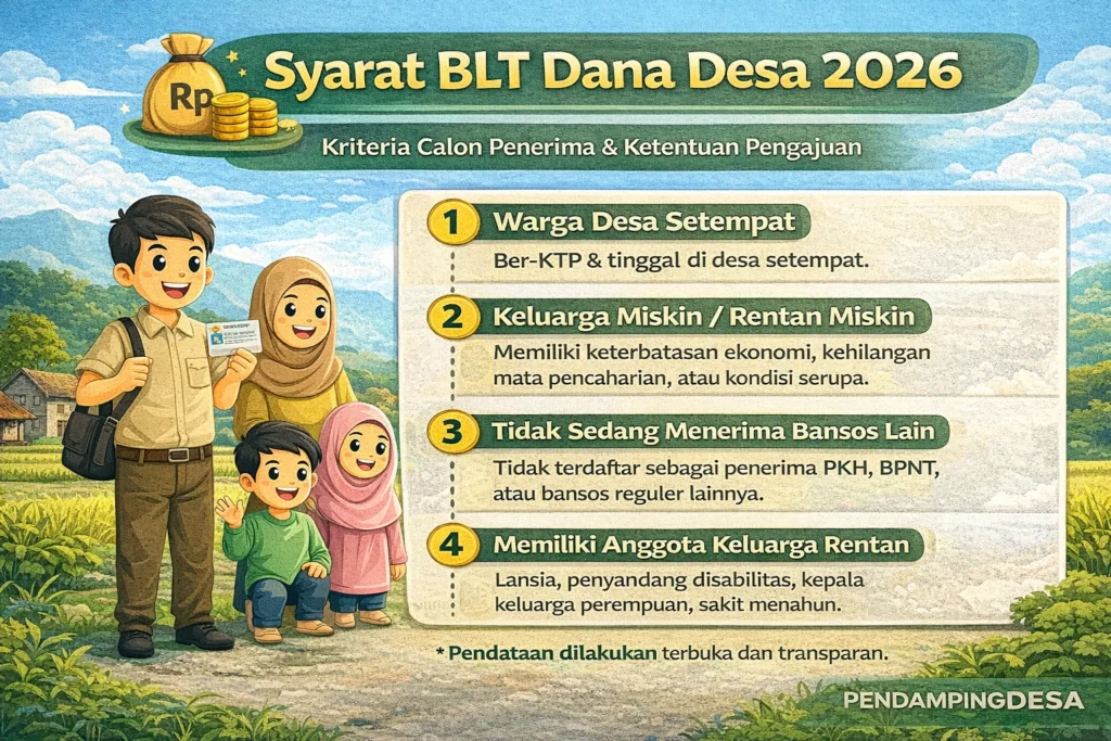 Jadwal Pencairan BLT Dana Desa 2026 Tahap 2 dan Panduan Cek Penerima untuk Warga