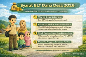 Jadwal Pencairan BLT Dana Desa 2026 Tahap 2 dan Panduan Cek Penerima untuk Warga
