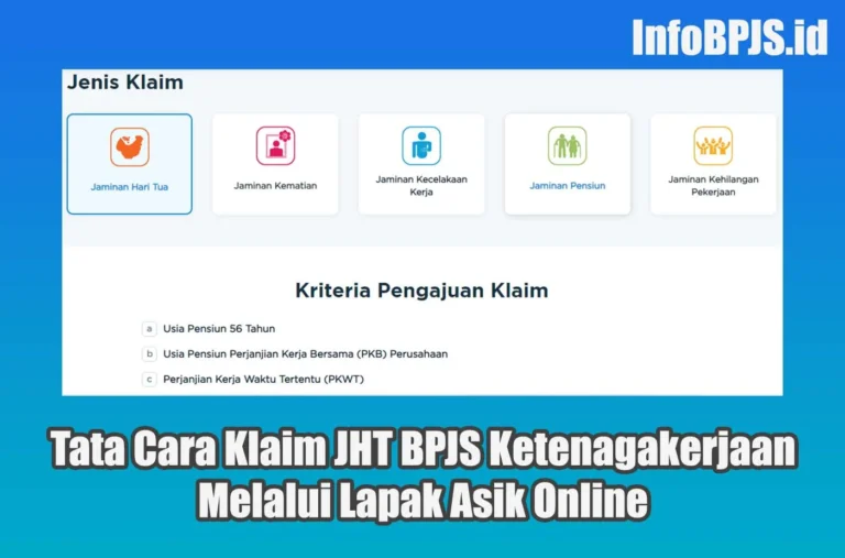 Lapak Asik BPJS Ketenagakerjaan: Daftar Online Tanpa Antrean untuk Klaim JHT