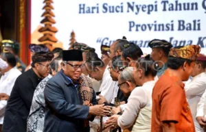 Menko PMK Pratikno Wakili Prabowo di Dharma Santi Nasional 2026 Bali, Soroti Nilai Nyepi untuk Generasi Z