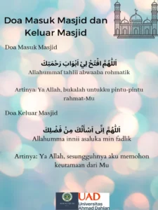 Panduan Lengkap Doa Masuk dan Keluar Masjid Beserta Artinya: Praktik Sunnah yang Menguatkan Ibadah
