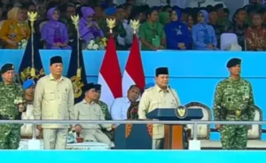 Prabowo Soroti Kedaulatan Udara dalam Pidato HUT ke-80 TNI AU: Elang Muda Diuji Enam Pesawat Tempur Pengawal
