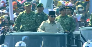 Presiden Prabowo Pimpin Upacara Penghormatan Terakhir Bagi Tiga Prajurit TNI Gugur di Lebanon