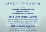 Puasa Syawal 2026: Niat, Batas Waktu, dan Kebebasan Berurutan Menurut Ulama