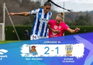 Real Sociedad Femenino Geliat, Menundukkan Alhama CF 5-1 dalam Laga Dramatis Liga F