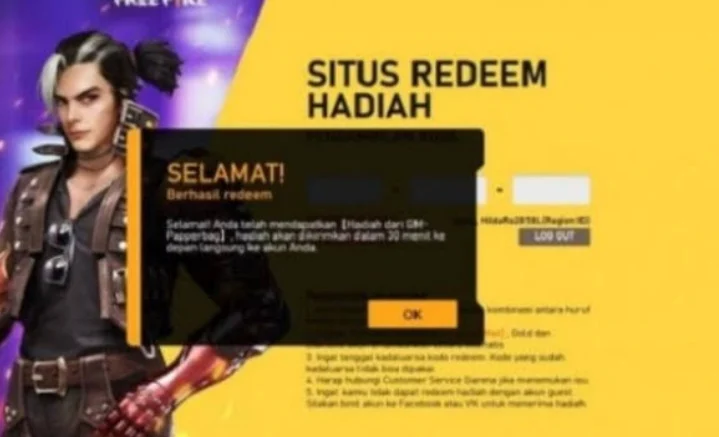 Redeem Code Free Fire Terbaru: 9 Kode Aktif dan Cara Penukaran di Selasa, 21 April 2026