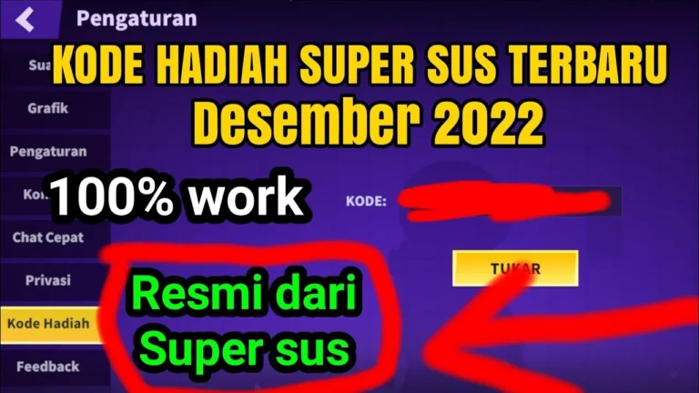 Serbu Hadiah Super Sus di Senin, 20 April 2026: Cara Klaim Kode Redeem Terbaru