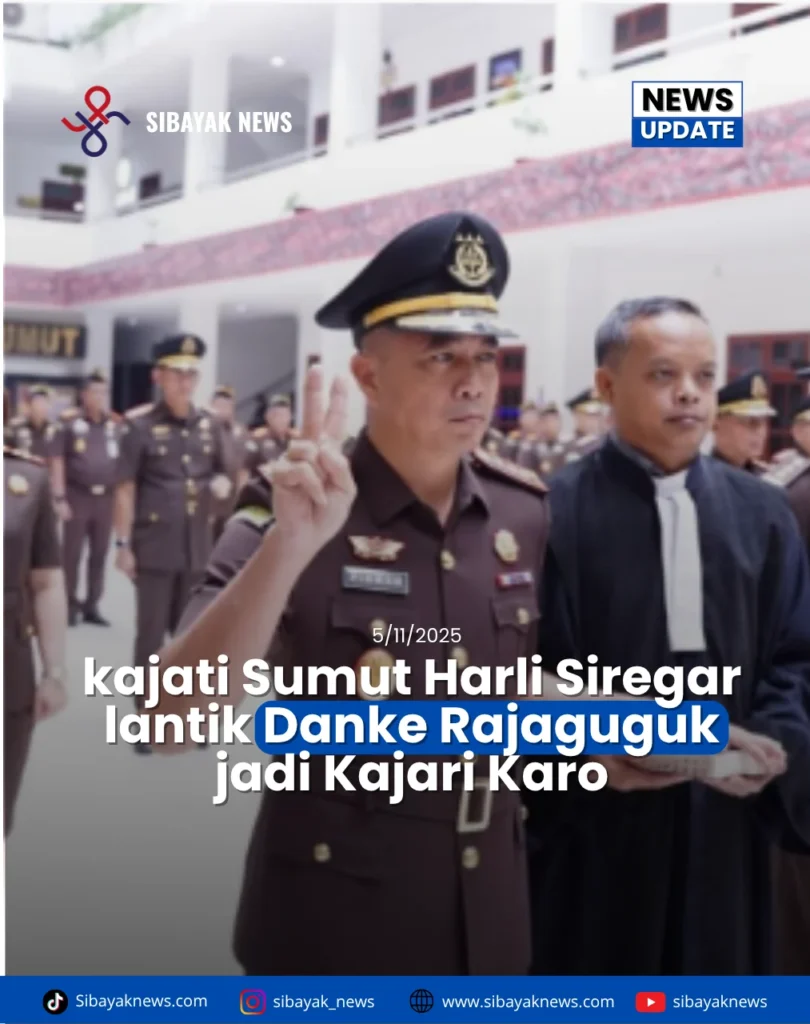 Skandal Harta Minus: Danke Rajagukguk Dicopot dari Kajari Karo, Kini Diganti Herlangga Wisnu Murdianto