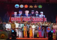 Spirit Gajah Mada Menggugah di Fragmentari "Nusantara Manunggal" pada Puncak Dharma Santi Nasional 2026