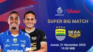 Super League: Drama VAR, Kartu Merah, dan Imbang 2-2 Persib vs Dewa United Pecah di Banten