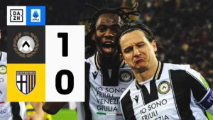 Udinese vs Parma: Gol Pertama Nesta Elphege Bawa Parma Menang 1-0