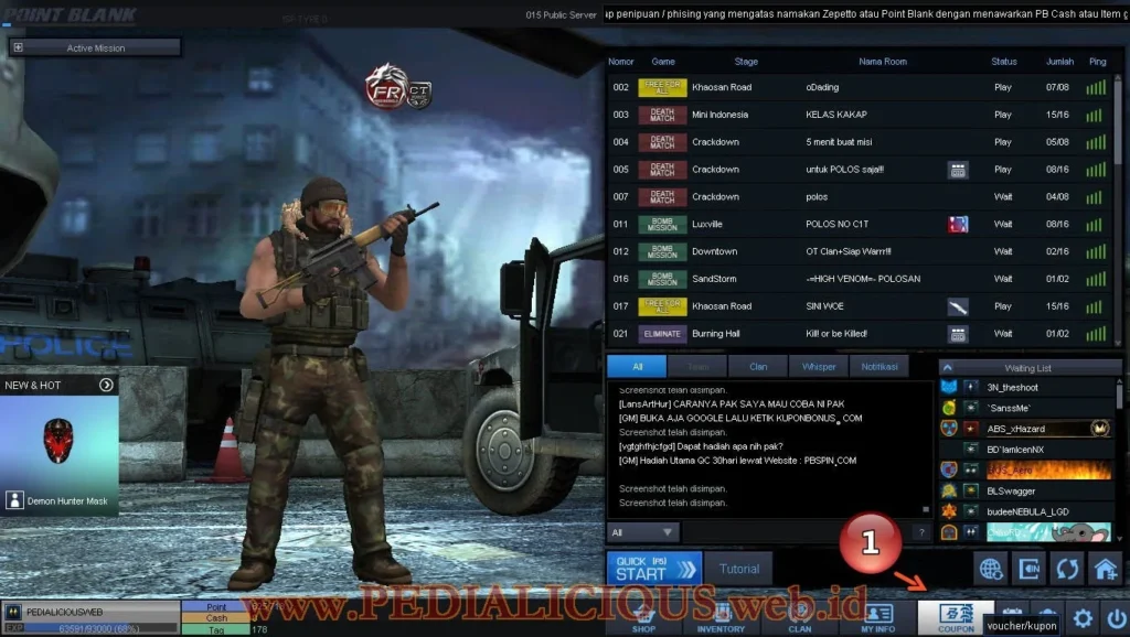 Update Point Blank 18 April 2026: Kode Redeem Baru dan Cara Klaim Hadiah Gratis