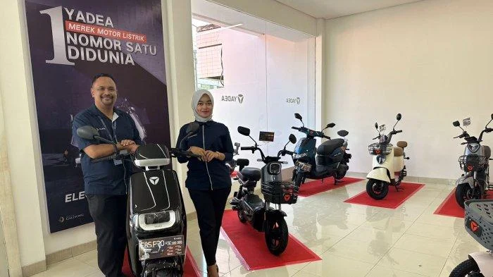 Yadea Osta Resmi Hadir di Indonesia: Motor Listrik 150 km Jarak Tempuh Mulai Rp19 Juta